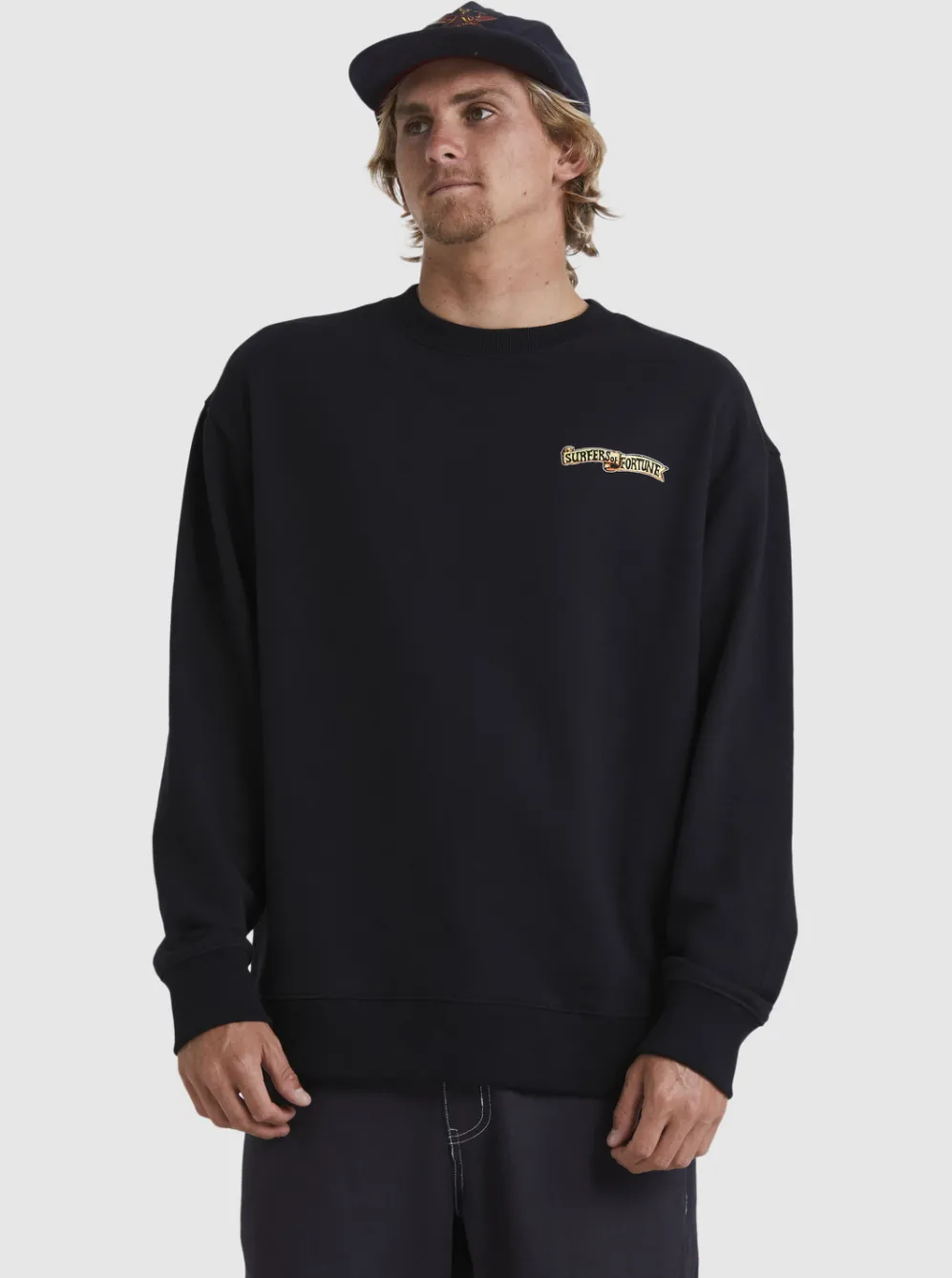 Quiksilver Sweatshirts & Hoodies|Sof Sweatshirt Black