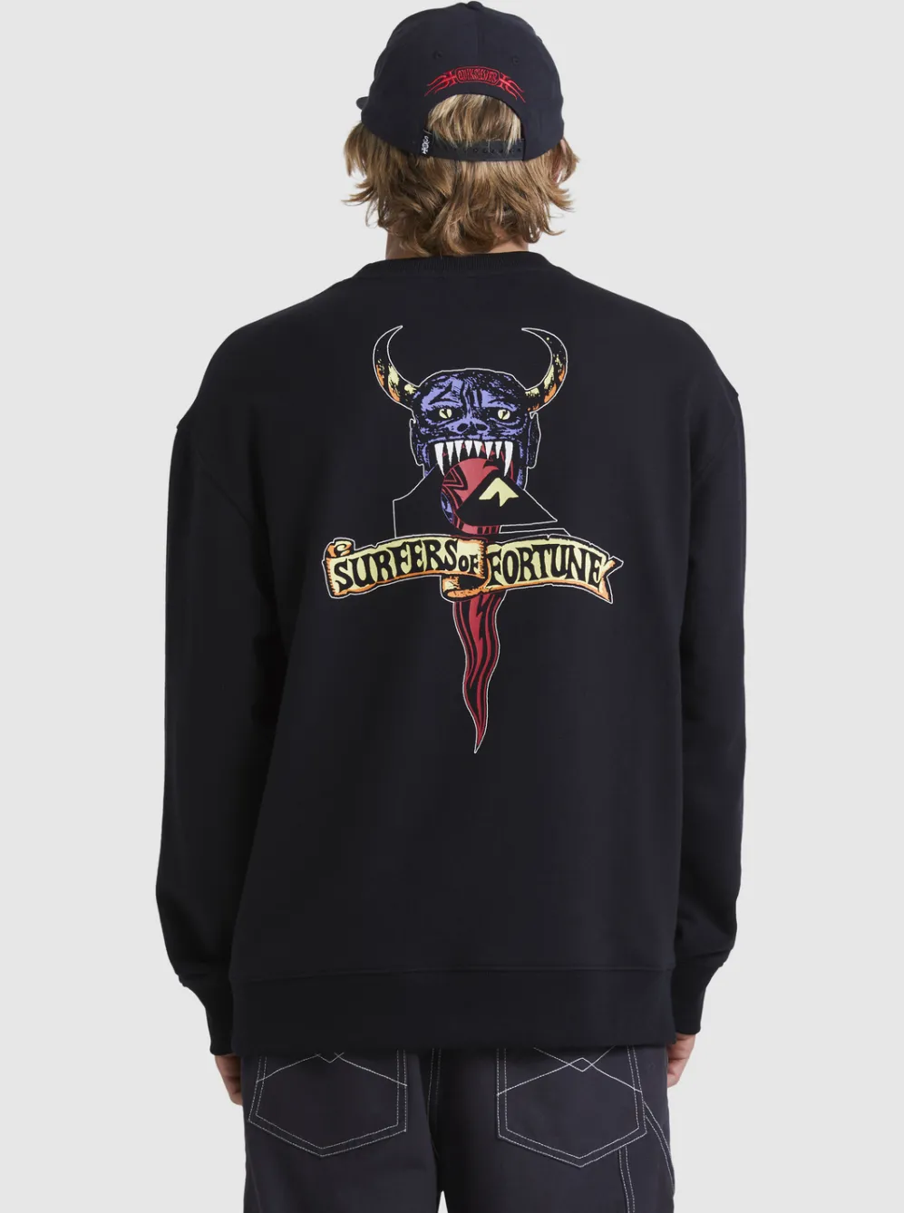 Quiksilver Sweatshirts & Hoodies|Sof Sweatshirt Black