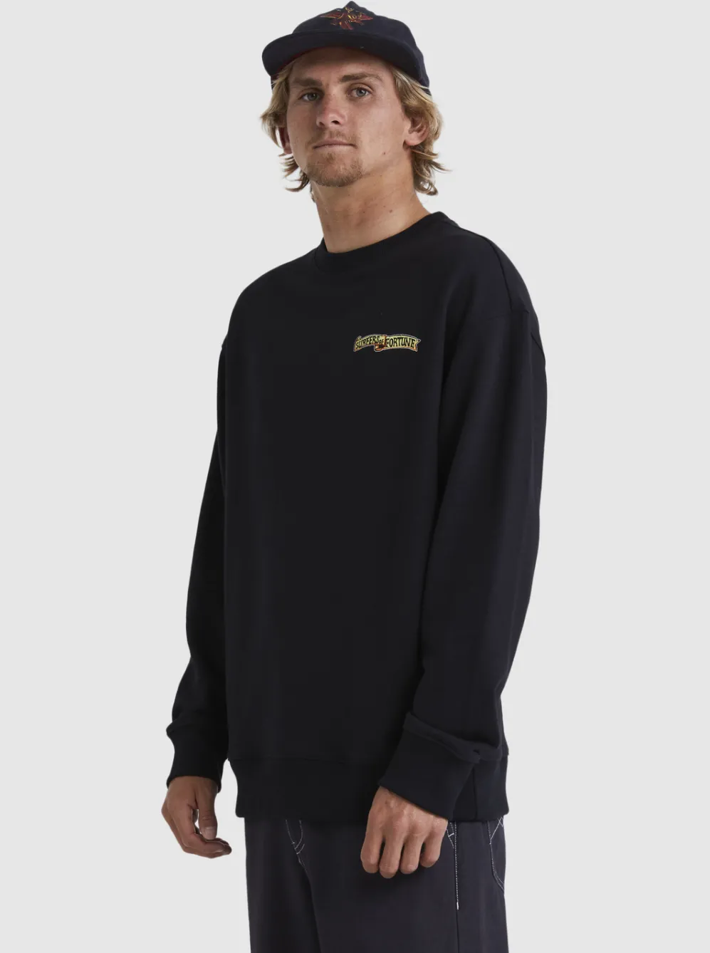 Quiksilver Sweatshirts & Hoodies|Sof Sweatshirt Black