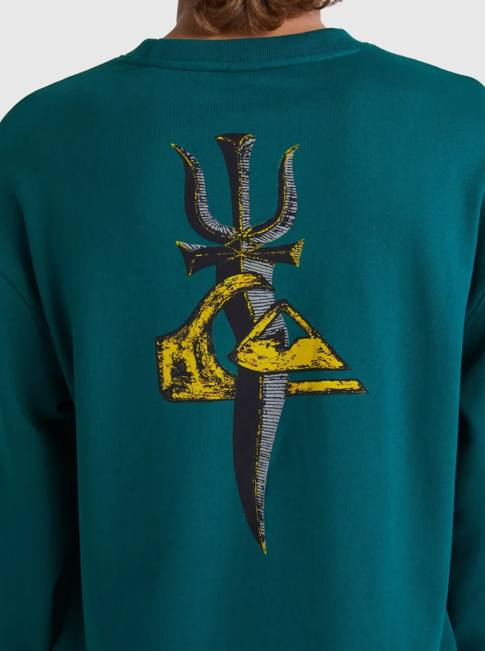 Quiksilver Sweatshirts & Hoodies|Sof Sweatshirt Smoke Pine