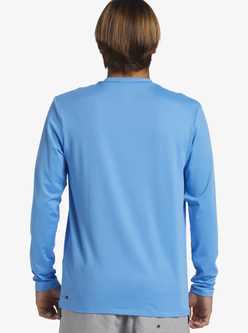 Quiksilver Rashguards|Solid Streak Long Sleeve Upf 50 Surf Tee Azure Blue