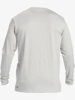 Quiksilver Rashguards|Solid Streak Long Sleeve Upf 50 Surf Tee Gray Violet