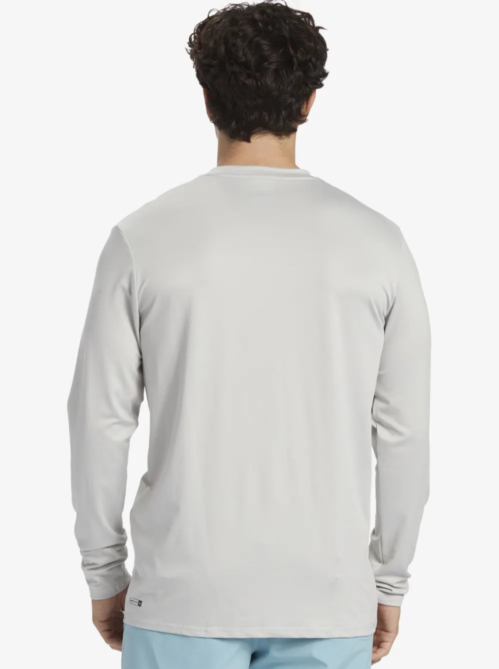 Quiksilver Rashguards|Solid Streak Long Sleeve Upf 50 Surf Tee Gray Violet