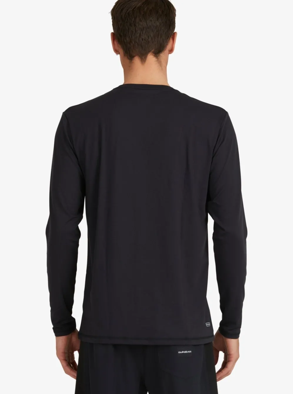 Quiksilver Rashguards|Solid Streak Long Sleeve Upf 50 Surf T-Shirt Black