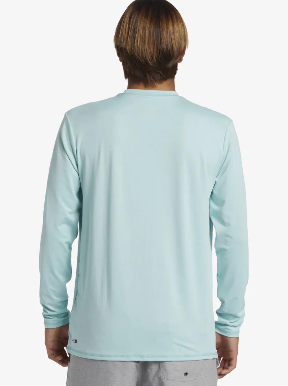 Quiksilver Rashguards|Solid Streak Long Sleeve Upf 50 Surf Tee Pastel Turquoise