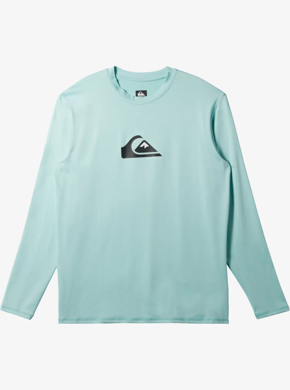 Quiksilver Rashguards|Solid Streak Long Sleeve Upf 50 Surf Tee Pastel Turquoise