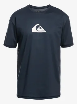 Quiksilver Rashguards|Solid Streak Short Sleeve Upf 50 Surf Tee Navy Blazer