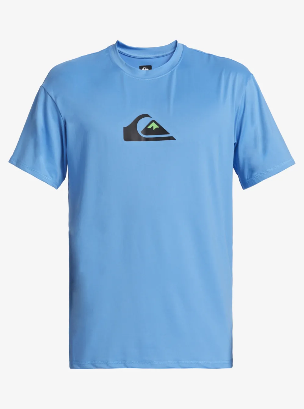 Quiksilver Rashguards|Solid Streak Short Sleeve Upf 50 Surf Tee Azure Blue