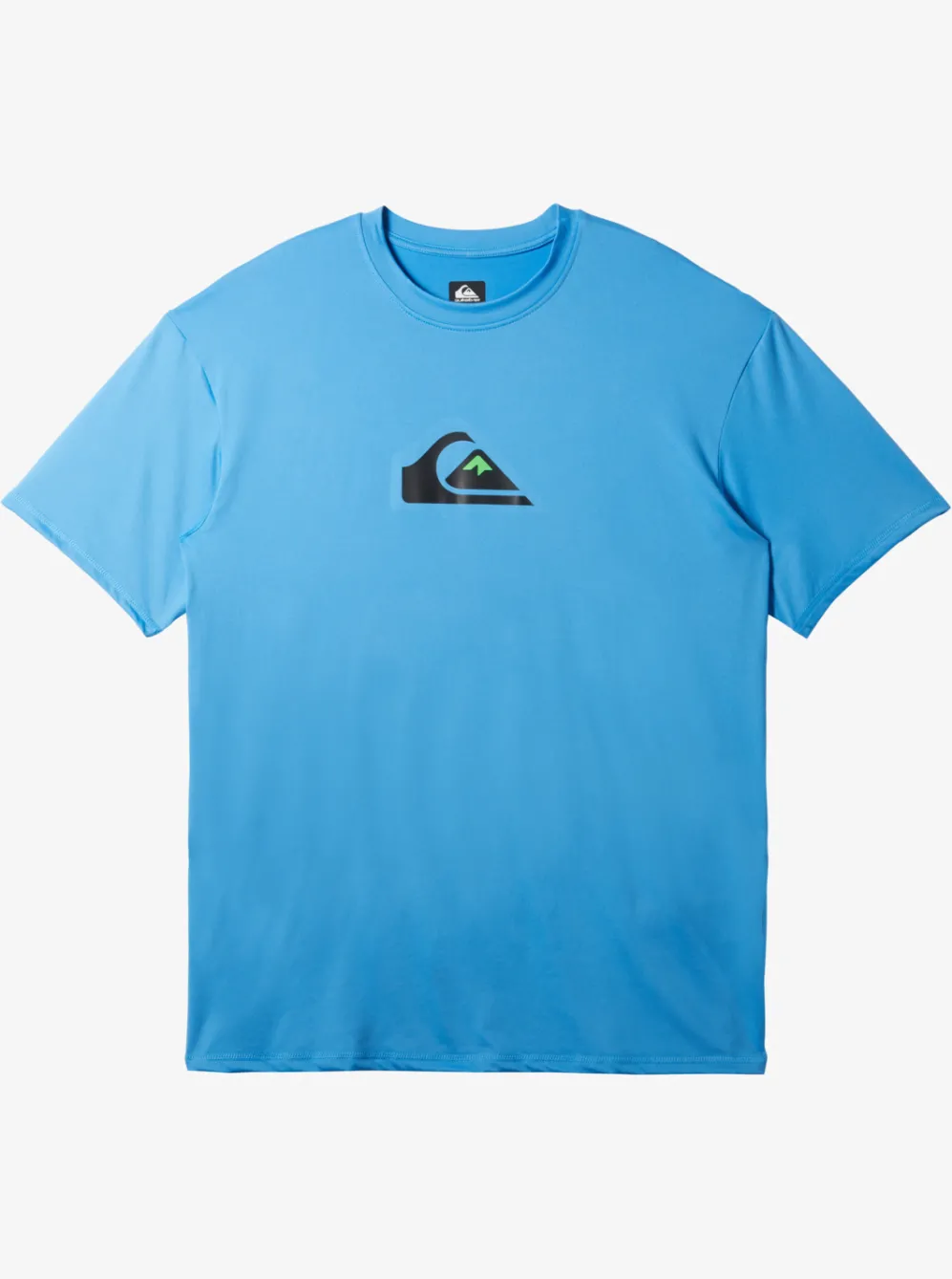 Quiksilver Rashguards|Solid Streak Short Sleeve Upf 50 Surf Tee Azure Blue