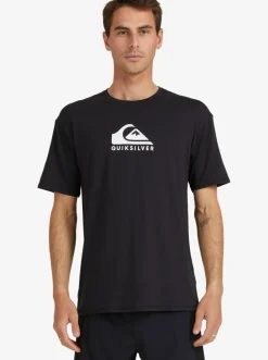 Quiksilver Rashguards|Solid Streak Short Sleeve Upf 50 Surf T-Shirt Black