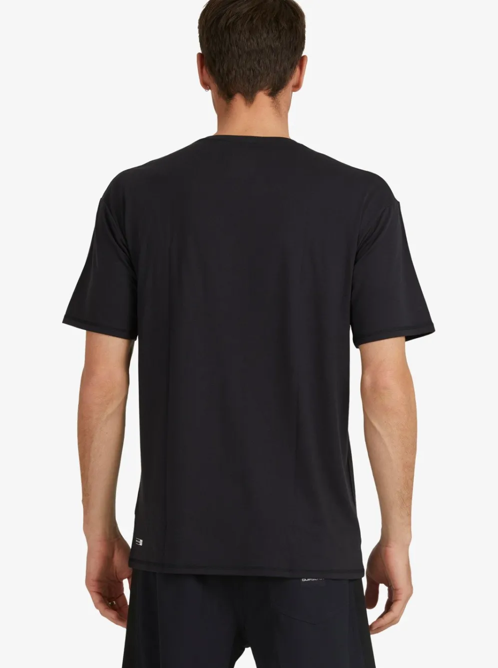 Quiksilver Rashguards|Solid Streak Short Sleeve Upf 50 Surf T-Shirt Black