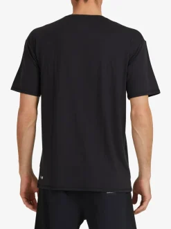 Quiksilver Rashguards|Solid Streak Short Sleeve Upf 50 Surf T-Shirt Black