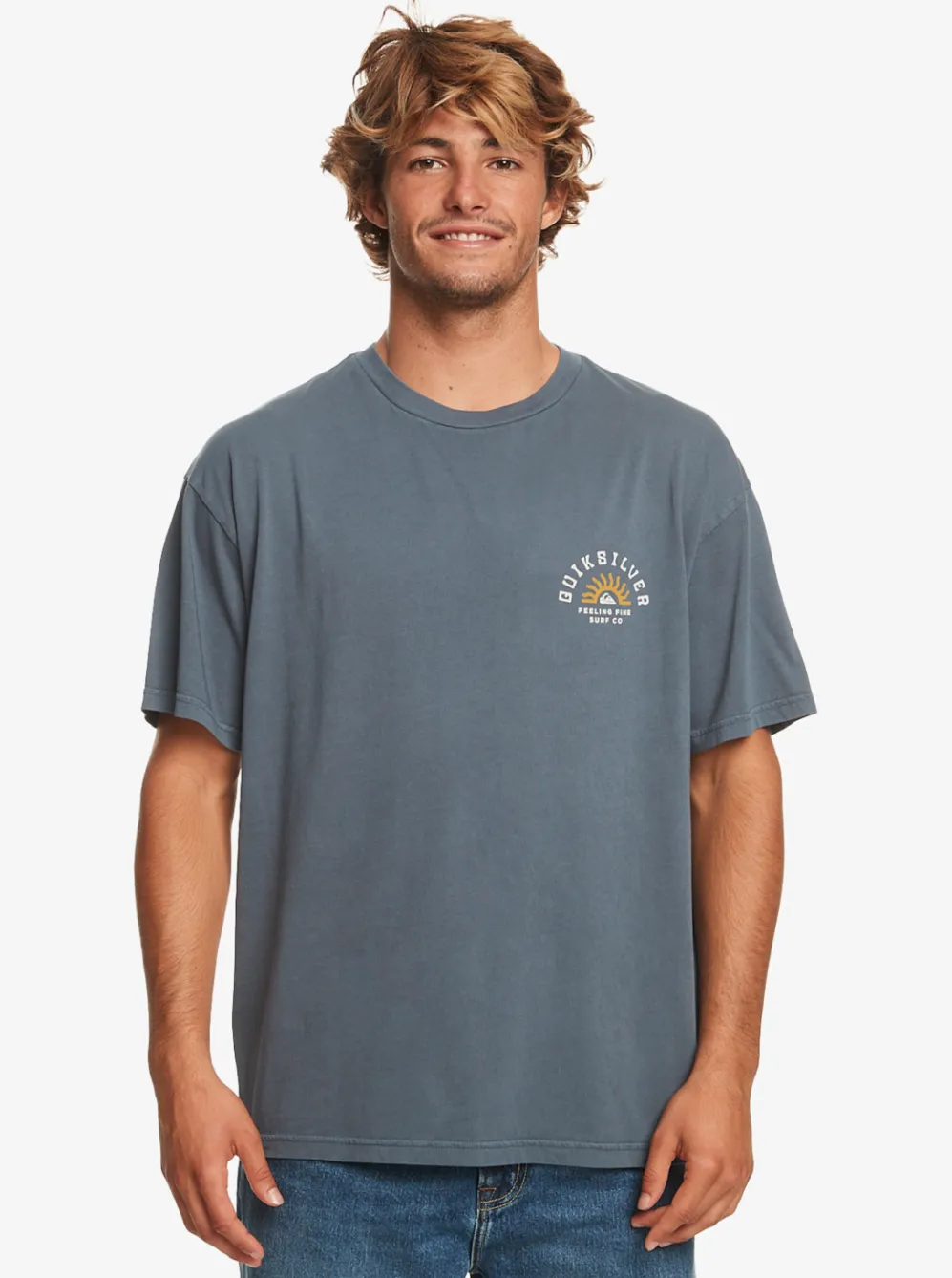 Quiksilver Tees|State Of Mind T-Shirt Dark Slate