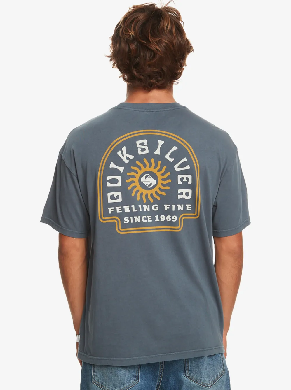 Quiksilver Tees|State Of Mind T-Shirt Dark Slate