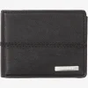 Quiksilver Wallets|Stitchy Tri-Fold Wallet Black Black