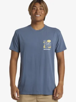 Quiksilver Tees|Summer Hope T-Shirt Bering Sea