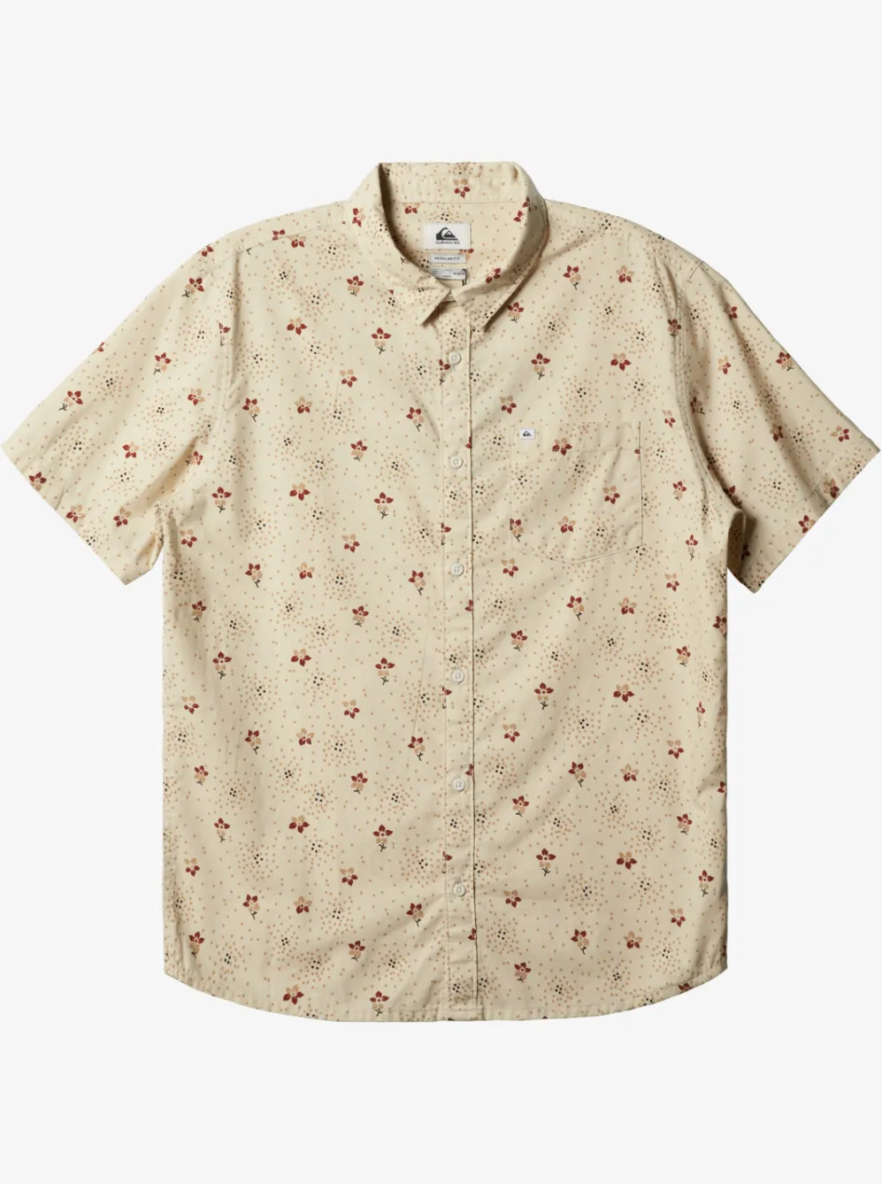Quiksilver Shirts & Polos|Summer Petals Short Sleeve Shirt Birch