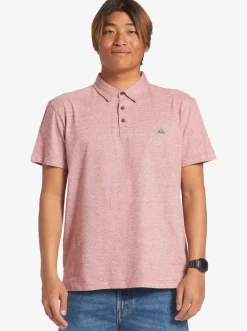 Quiksilver Shirts & Polos|Sunset Cruise Short Sleeve Polo Shirt Red Ochre