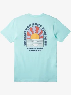 Quiksilver Tees|Sunset Dreams T-Shirt Beach Glass Heather