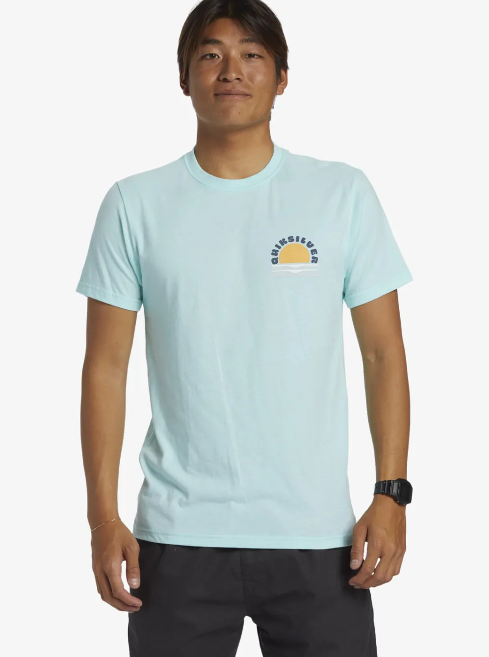 Quiksilver Tees|Sunset Dreams T-Shirt Beach Glass Heather