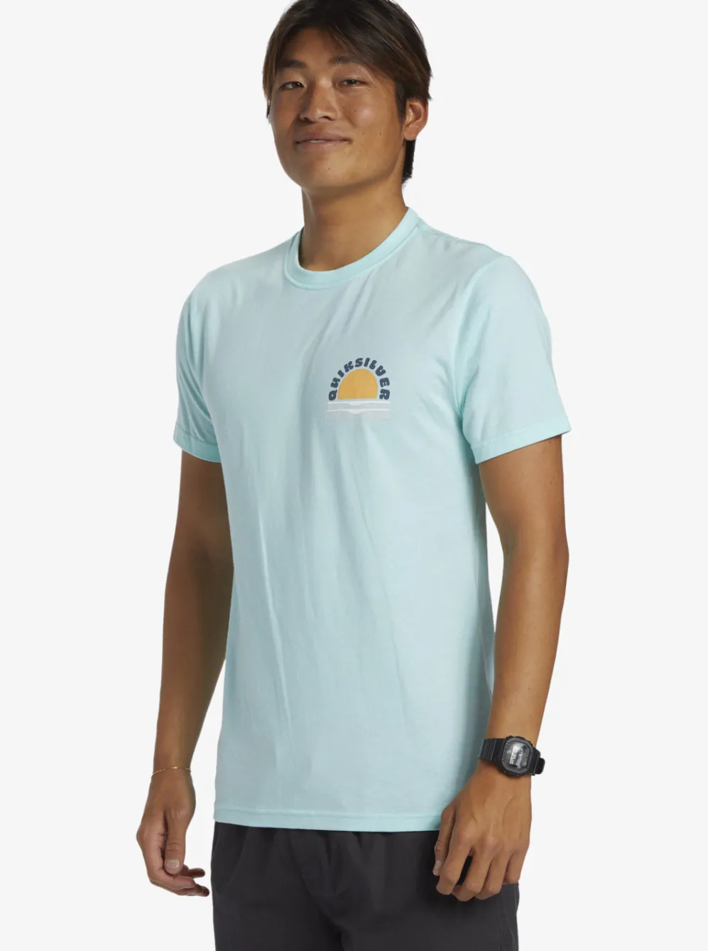 Quiksilver Tees|Sunset Dreams T-Shirt Beach Glass Heather