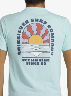 Quiksilver Tees|Sunset Dreams T-Shirt Beach Glass Heather