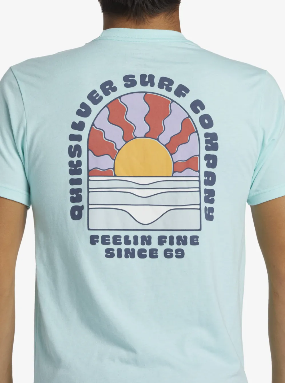 Quiksilver Tees|Sunset Dreams T-Shirt Beach Glass Heather