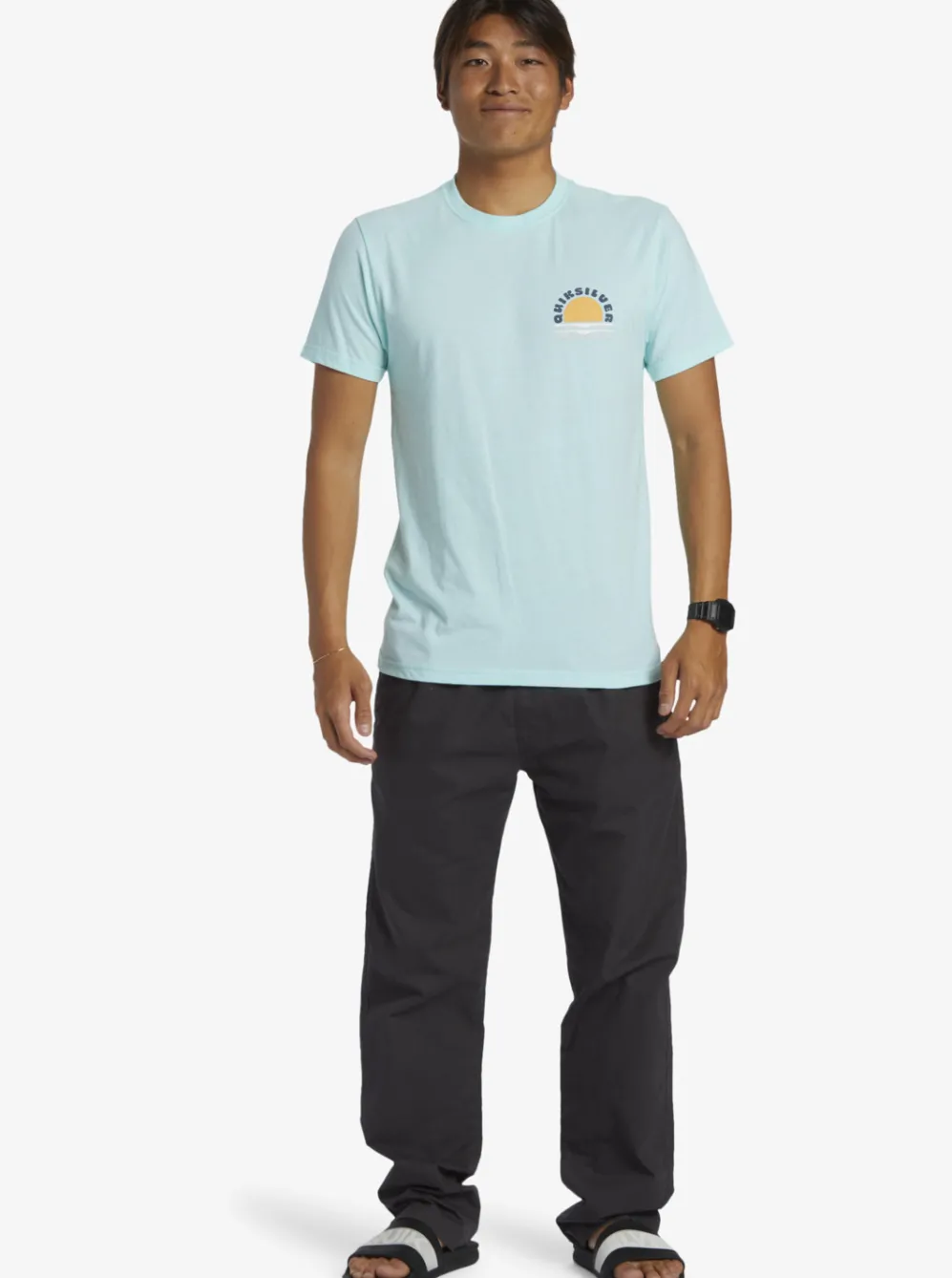 Quiksilver Tees|Sunset Dreams T-Shirt Beach Glass Heather