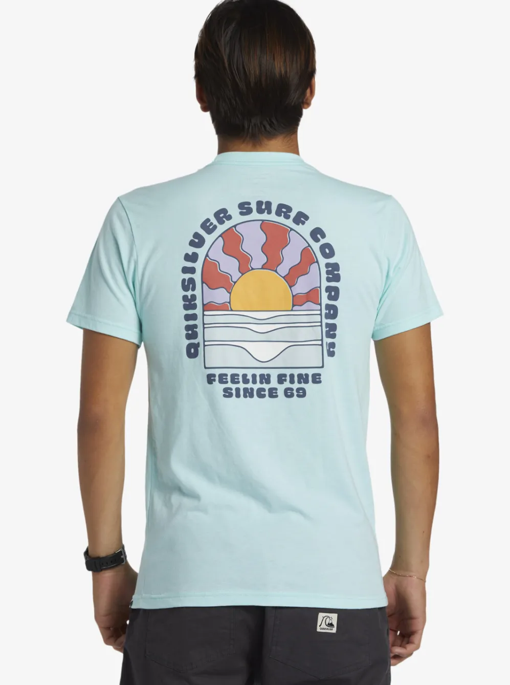Quiksilver Tees|Sunset Dreams T-Shirt Beach Glass Heather