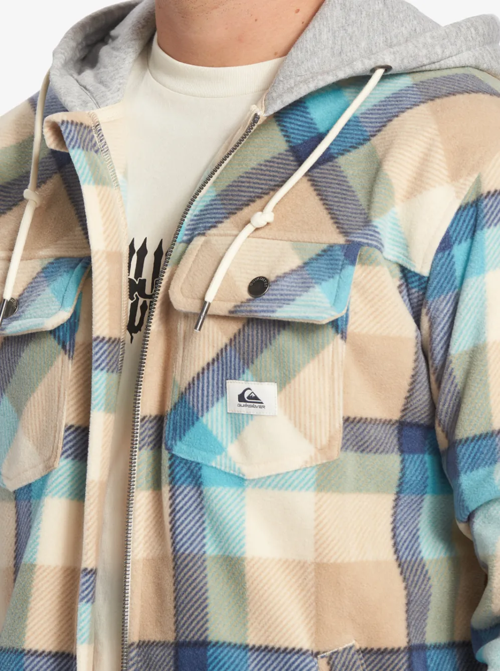 Quiksilver Sweatshirts & Hoodies|Super Swell Zip-Up Hoodie Birch Super Swell