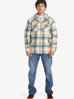 Quiksilver Sweatshirts & Hoodies|Super Swell Zip-Up Hoodie Birch Super Swell