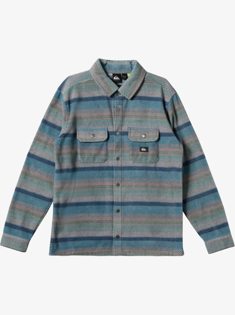 Quiksilver Shirts & Polos|Surf Days Long Sleeve Fleece Shirt Reef Waters Surf Days