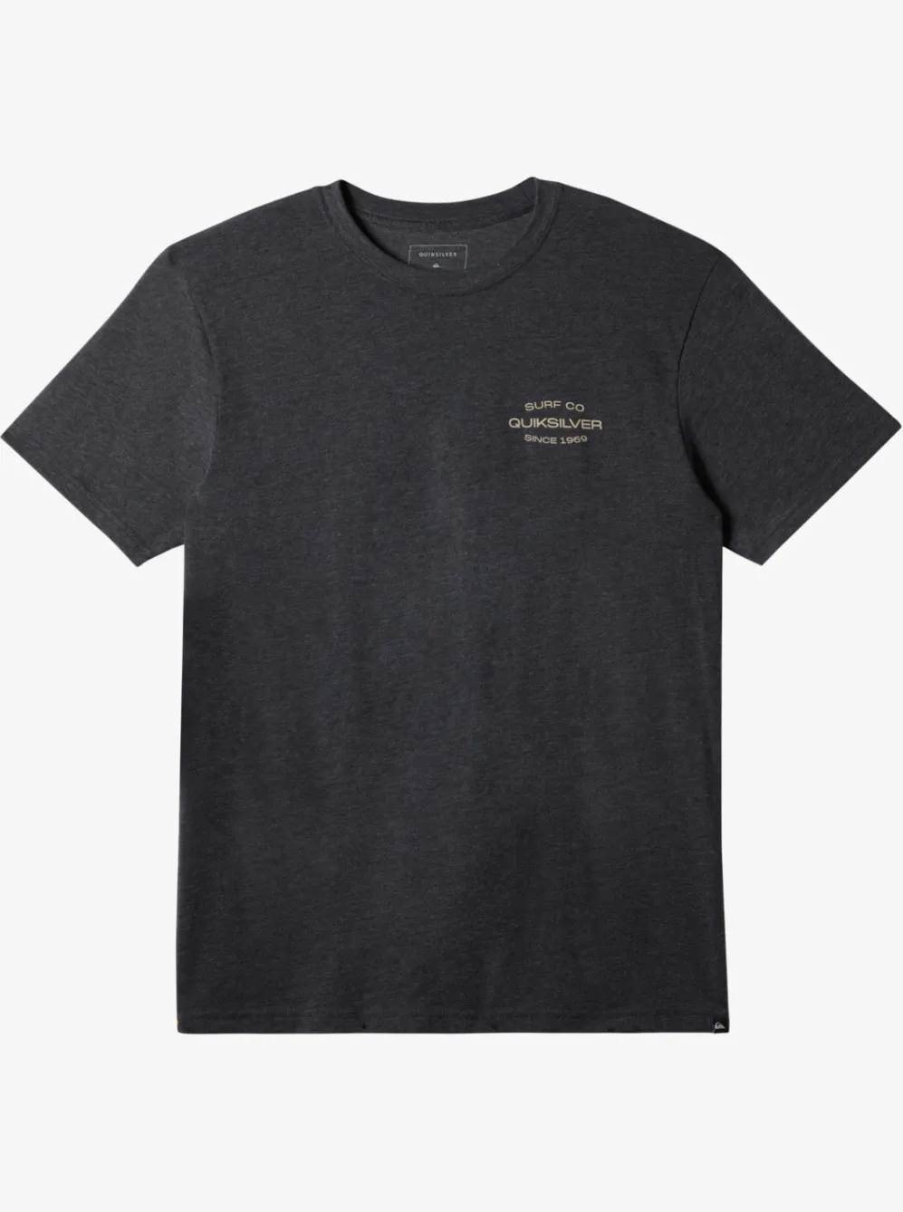 Quiksilver Tees|Surf Lockup T-Shirt Charcoal Heather