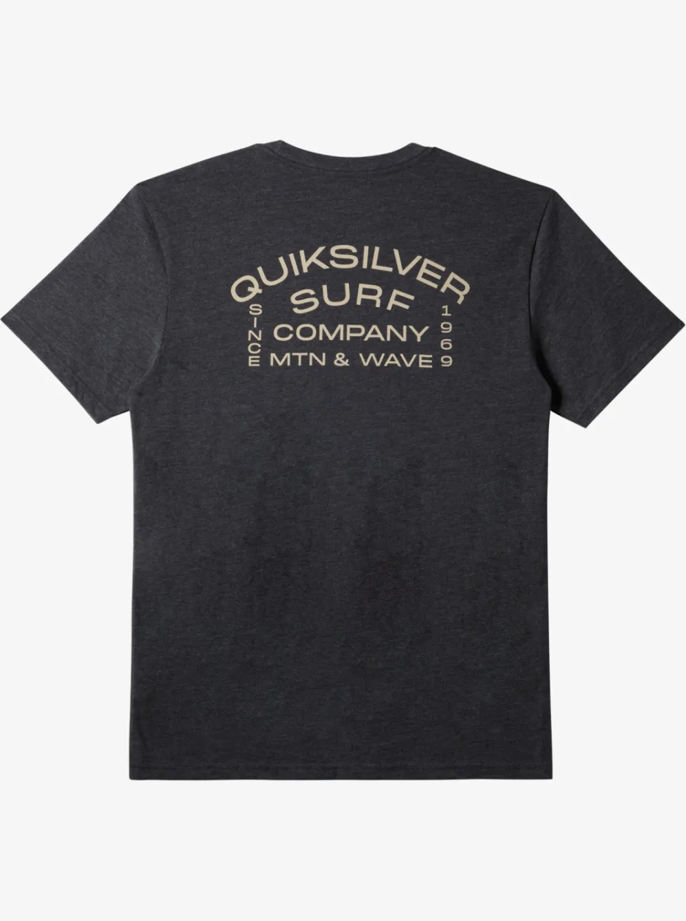 Quiksilver Tees|Surf Lockup T-Shirt Charcoal Heather