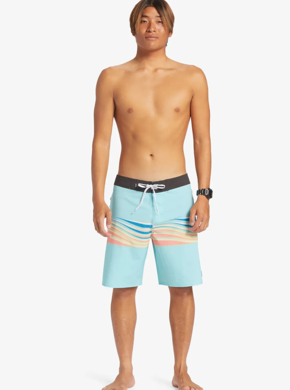 Quiksilver Boardshorts|Surfsilk Air Brush 19" Boardshorts Blue Radiance