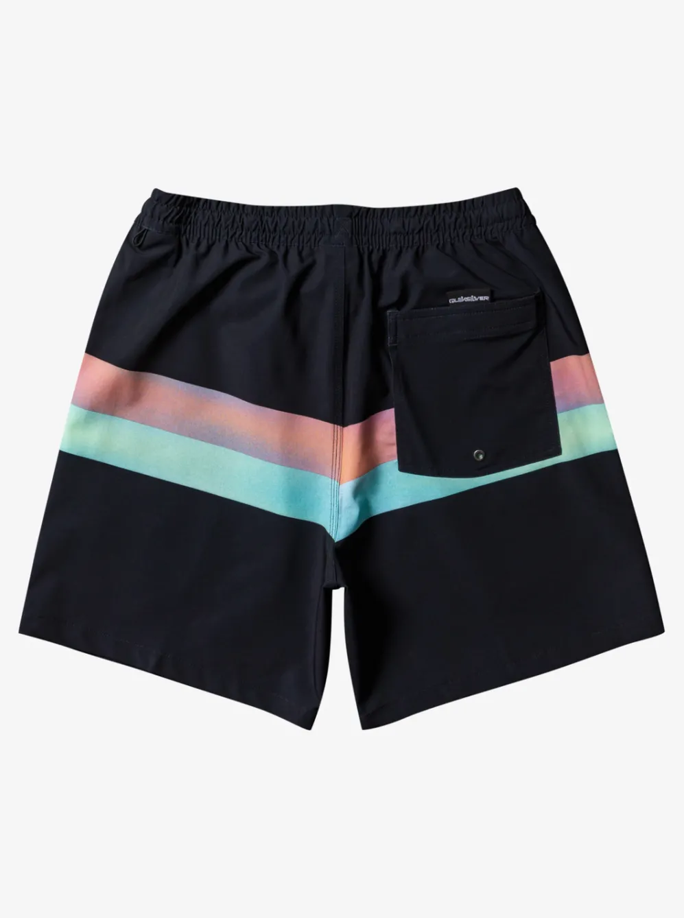 Quiksilver Elastic Waist|Surfsilk Air-Brush 17" Volleys For Men Black