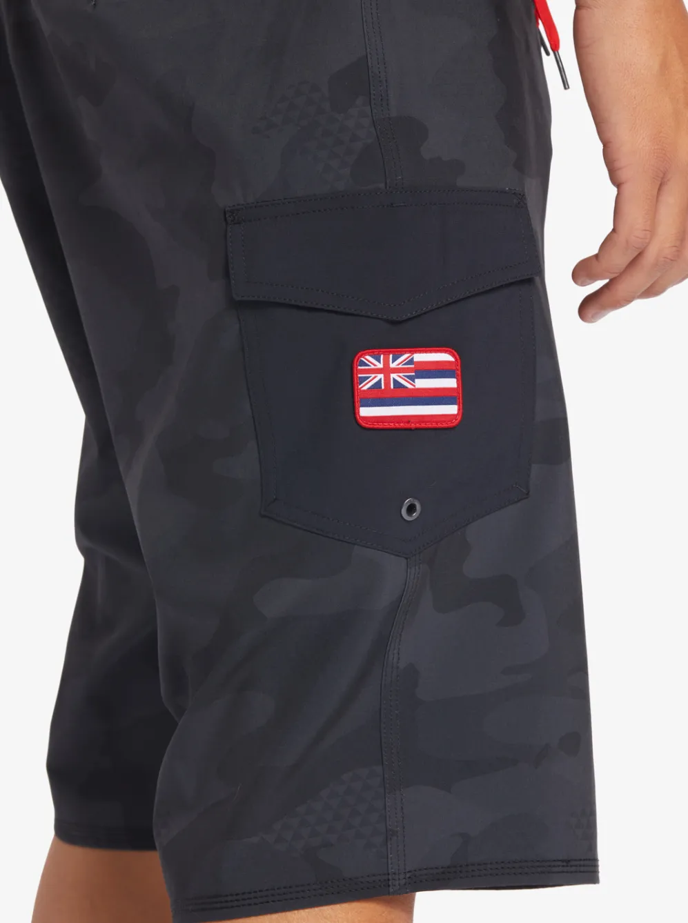 Quiksilver Shorts & Amphibians|Surfsilk Hawaii Camo 21 21" Boardshorts Black