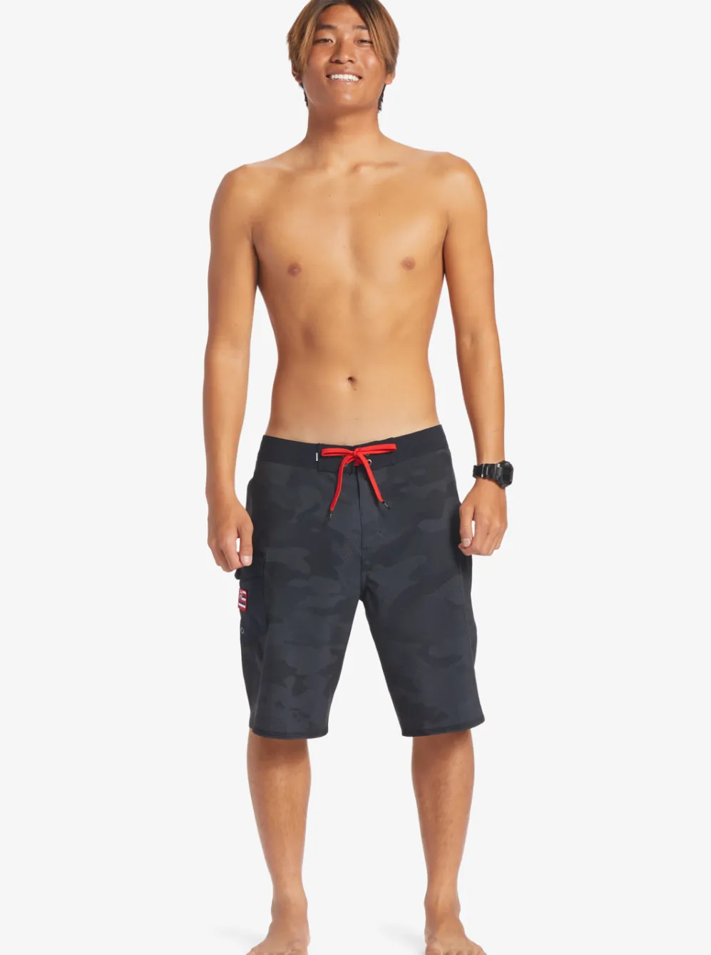 Quiksilver Shorts & Amphibians|Surfsilk Hawaii Camo 21 21" Boardshorts Black