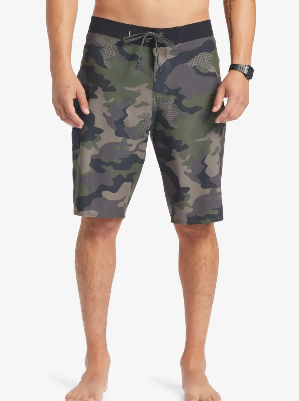 Quiksilver Shorts & Amphibians|Surfsilk Hawaii Camo 21 21" Boardshorts Thyme