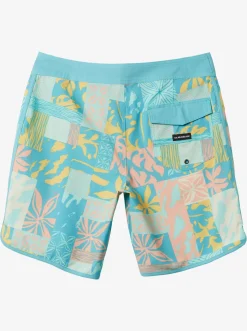 Quiksilver Shorts & Amphibians|Surfsilk Hawaii Scallop 19 19" Boardshorts Reef Waters