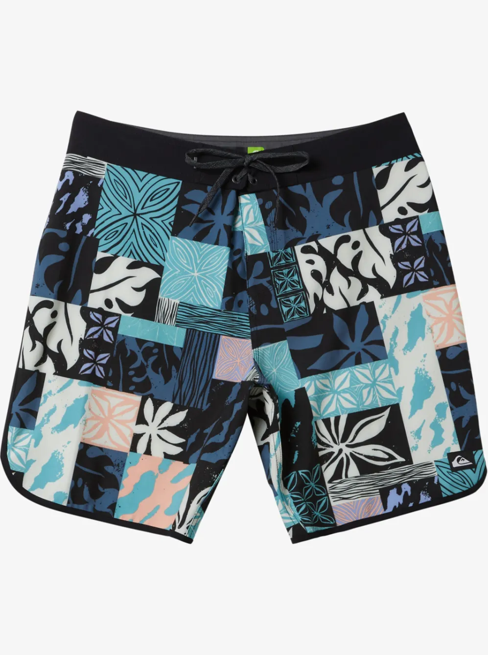 Quiksilver Shorts & Amphibians|Surfsilk Hawaii Scallop 19 19" Boardshorts Black