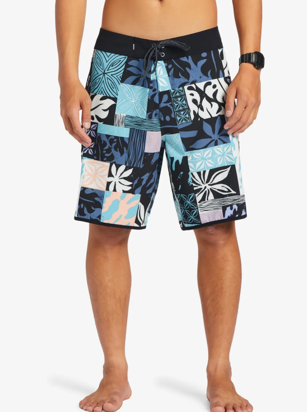 Quiksilver Shorts & Amphibians|Surfsilk Hawaii Scallop 19 19" Boardshorts Black