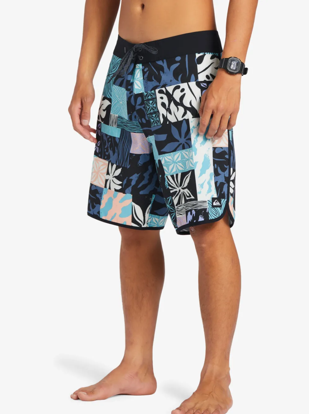 Quiksilver Shorts & Amphibians|Surfsilk Hawaii Scallop 19 19" Boardshorts Black