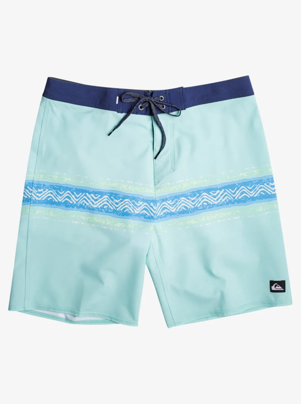 Quiksilver Boardshorts|Surfsilk Mesa Stripe 19" Boardshorts Pastel Turquoise