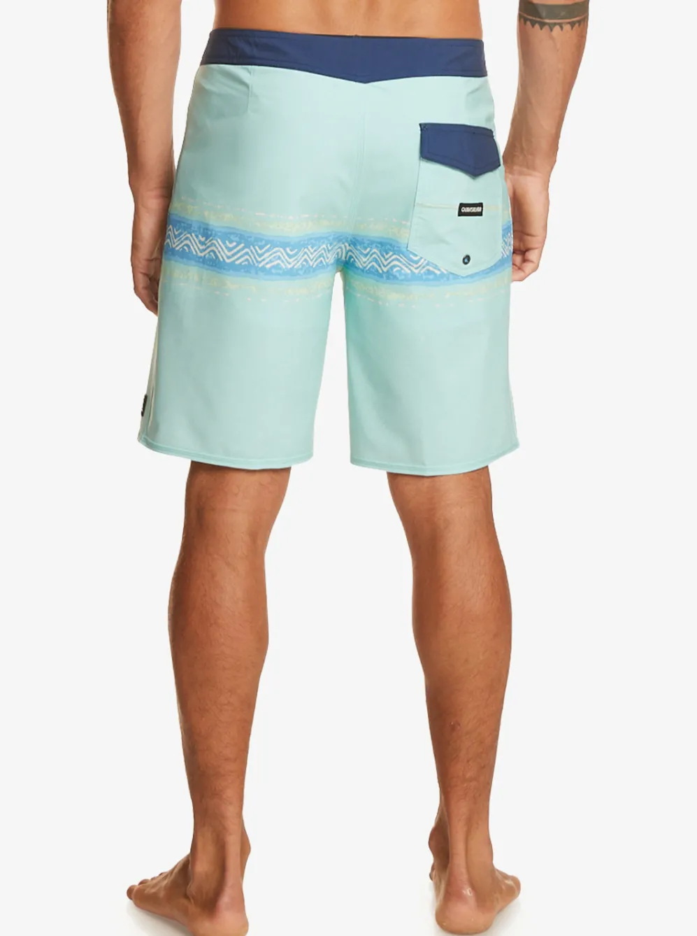Quiksilver Boardshorts|Surfsilk Mesa Stripe 19" Boardshorts Pastel Turquoise