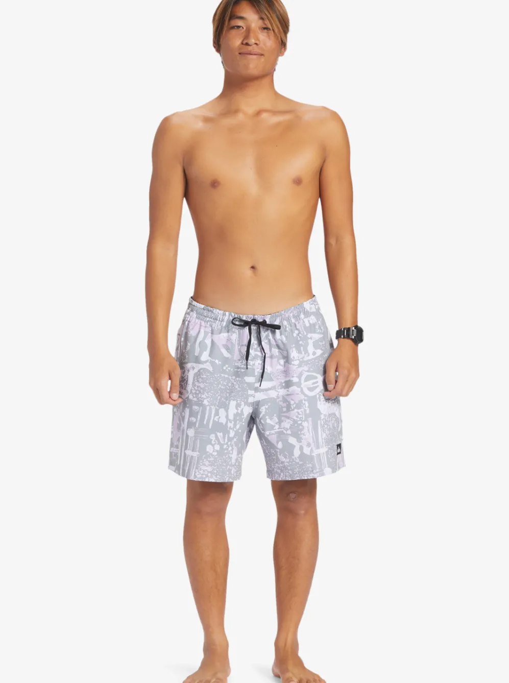 Quiksilver Boardshorts|Surfsilk Mix 17" Volleys Iron Gate