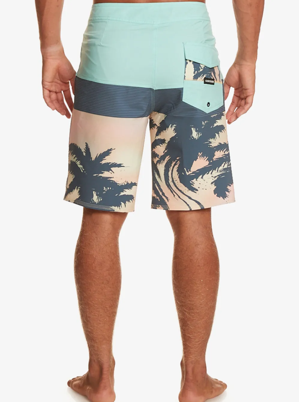 Quiksilver Boardshorts|Surfsilk Panel 20" Boardshorts Pastel Turquoise