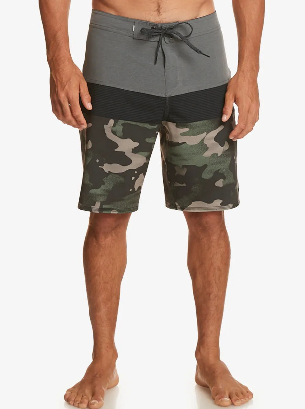 Quiksilver Boardshorts|Surfsilk Panel 20" Boardshorts Iron Gate