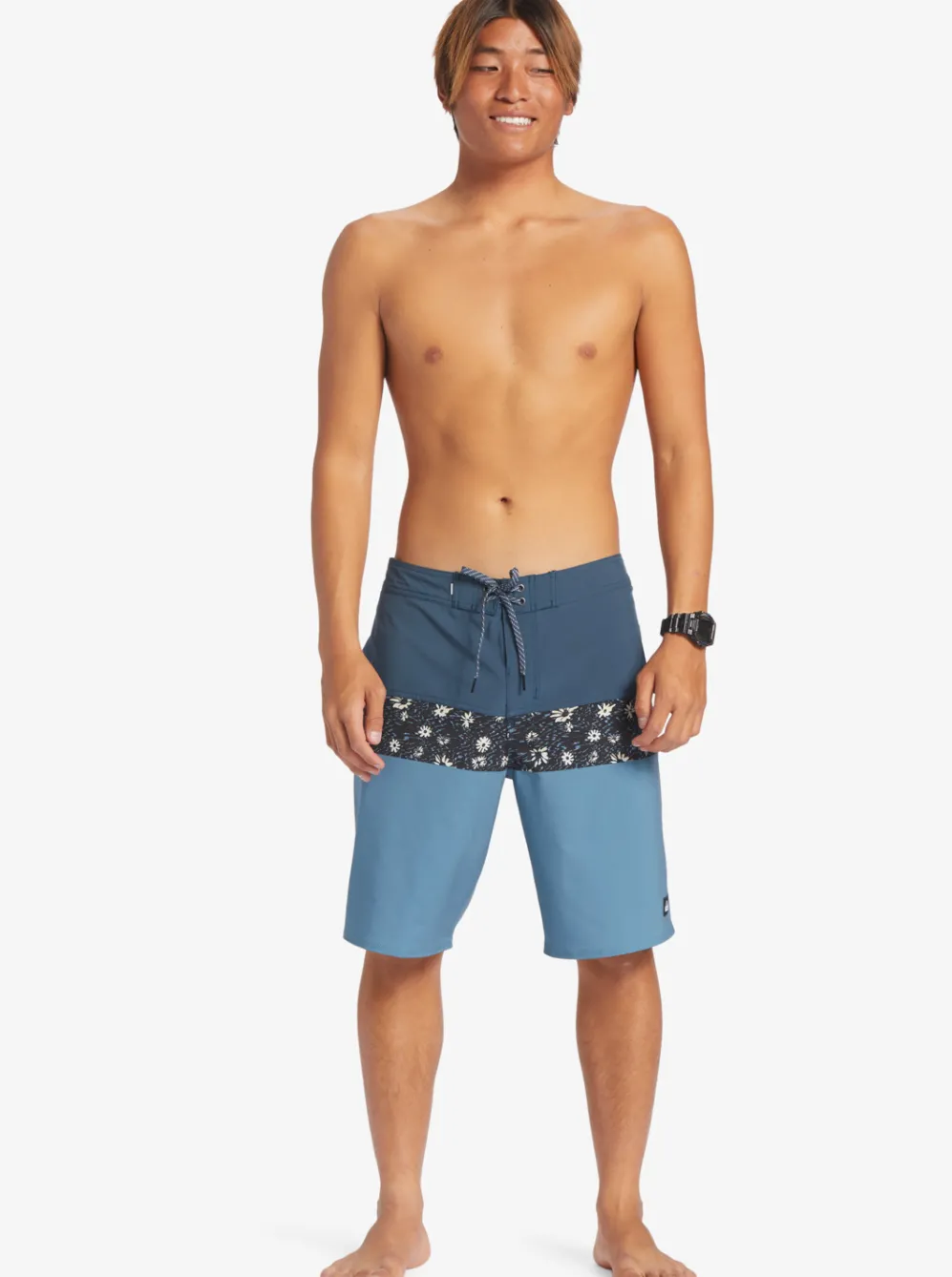 Quiksilver Boardshorts|Surfsilk Panel 20" Boardshorts Aegean Blue