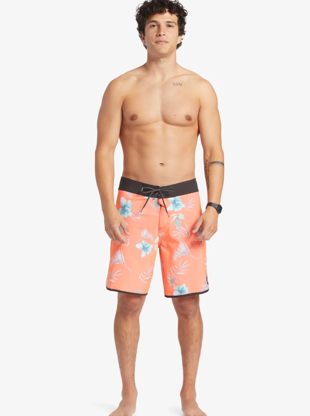 Quiksilver Boardshorts|Surfsilk Scallop 19" Boardshorts Fiery Coral